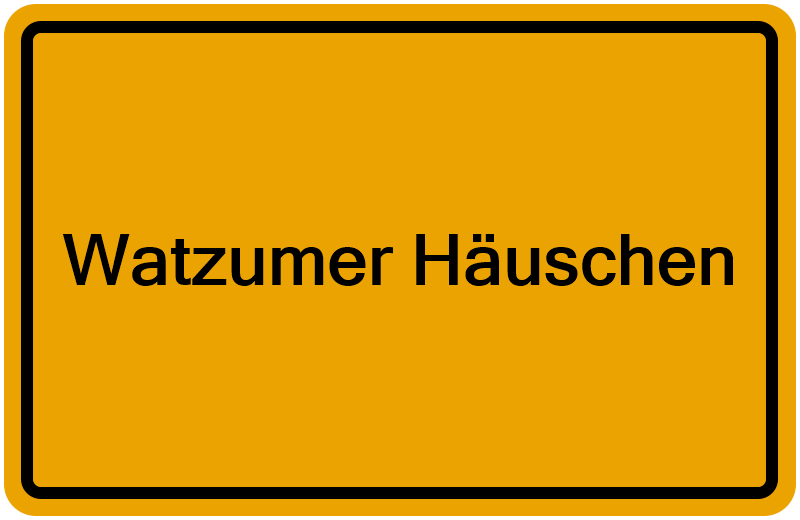 Handelsregisterauszug Watzumer Häuschen